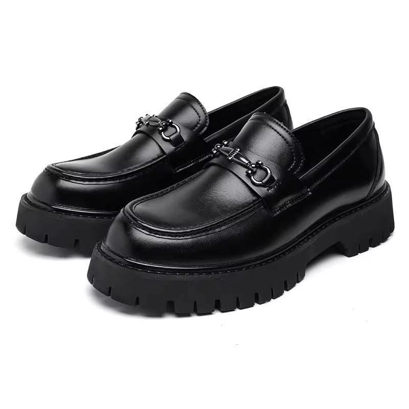 Derby Oxford Homme – Élégance & Confort avec Semelle Épaisse Antidérapante
