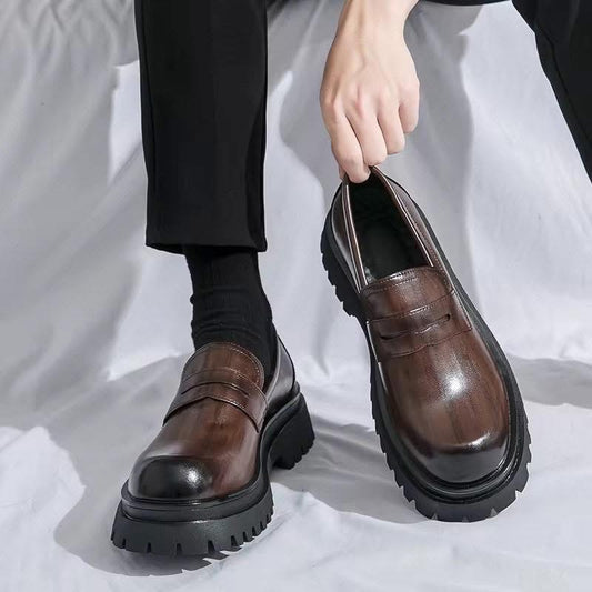 Derby Oxford Homme – Élégance & Confort avec Semelle Épaisse Antidérapante